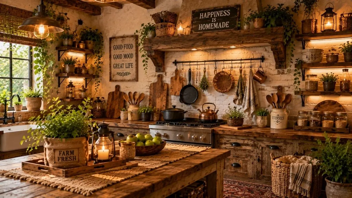 Rustic Kitchen Decor