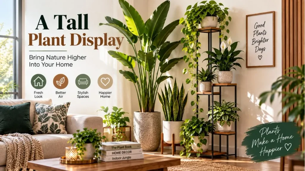A Tall Plant Display