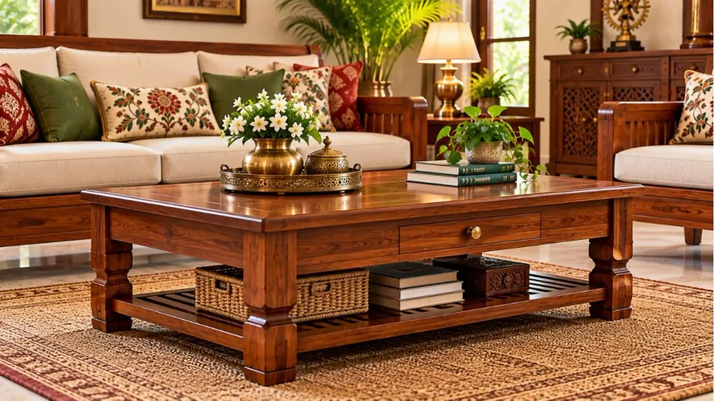 A Wooden Coffee Table