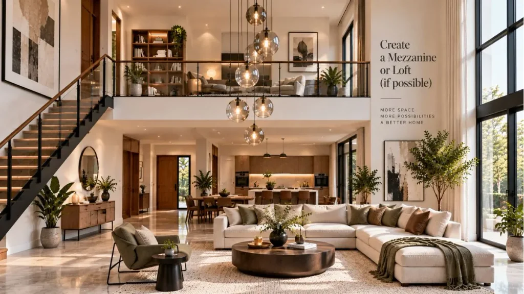 Create a Mezzanine or Loft