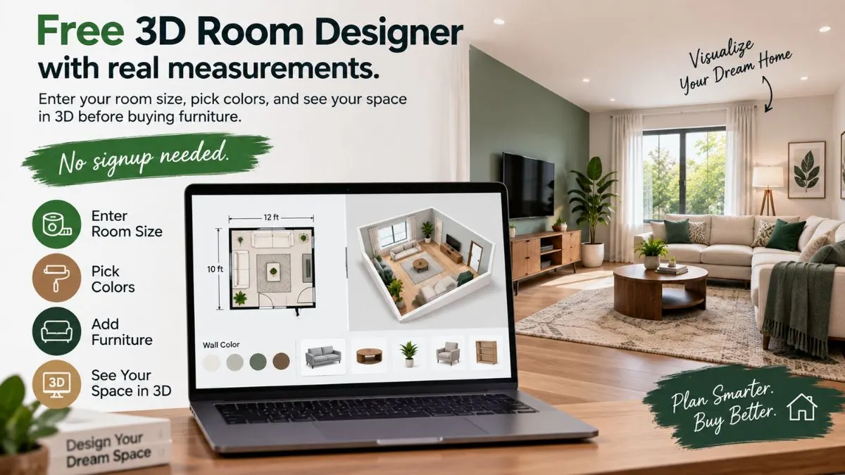 Free 3D Room Designer