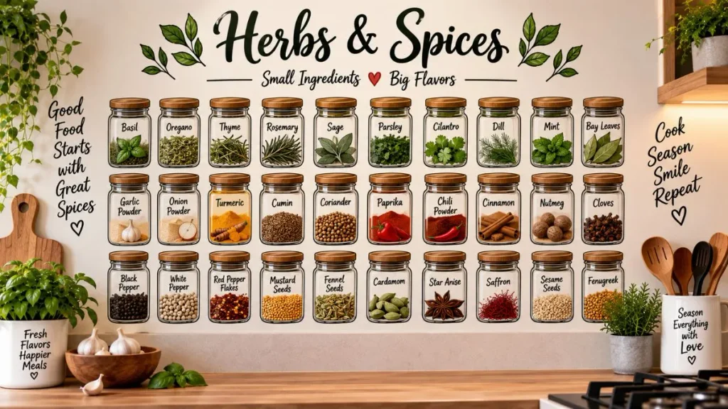 Herb and Spice Labels