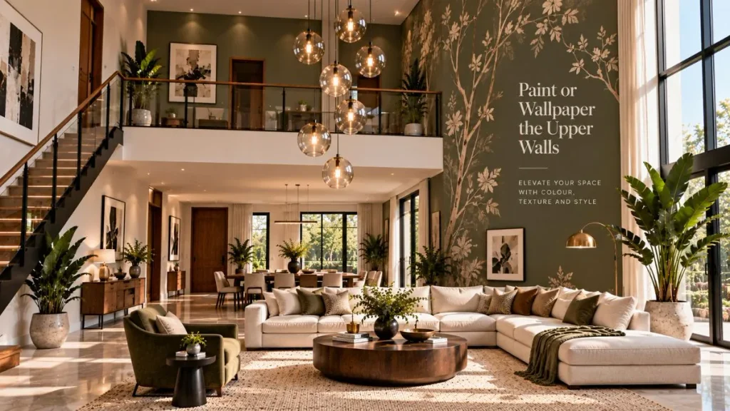 Paint or Wallpaper the Upper Walls