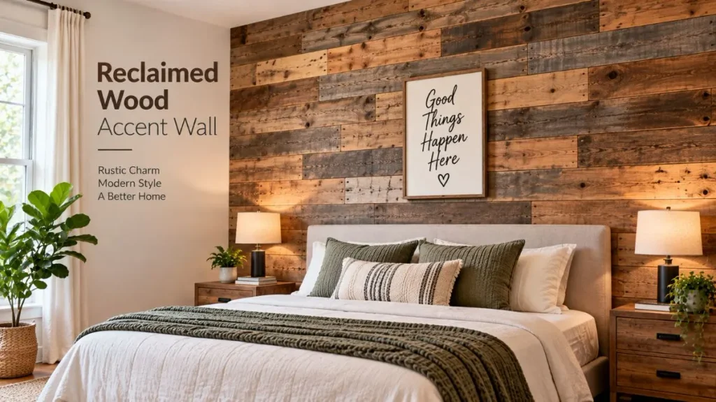 Reclaimed Wood Accent Wall