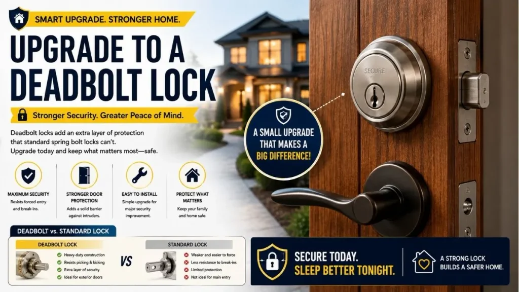 Upgrade to a Deadbolt Lock