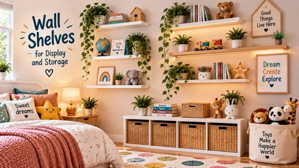 Wall Shelves for Display and Storage