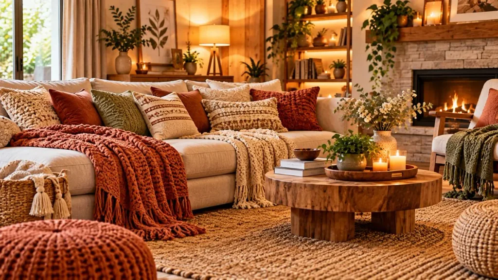 Warm Textures and Fabrics