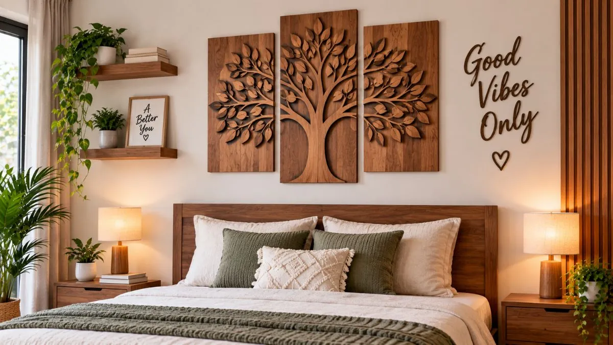 Wood Wall Decor for Bedroom