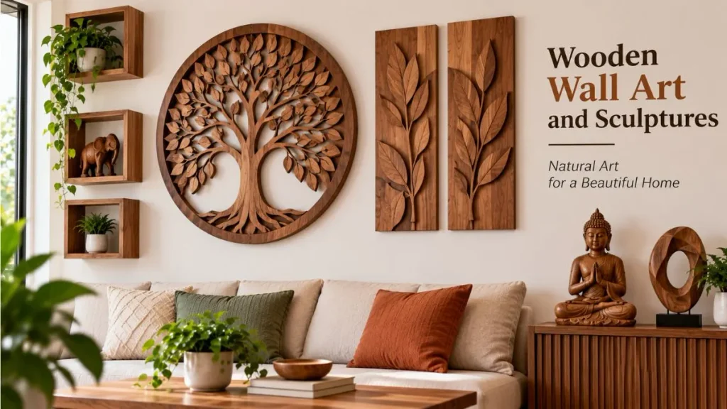 Wooden Wall Art and Sculptures