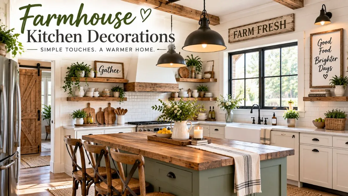 farmhouse kitchen decorations