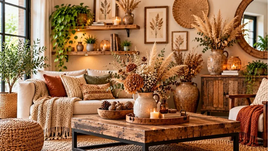 Dried Flowers and Natural Elements