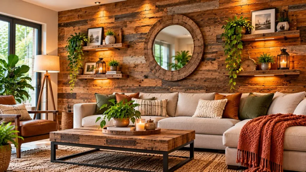 Reclaimed Wood Accent Wall