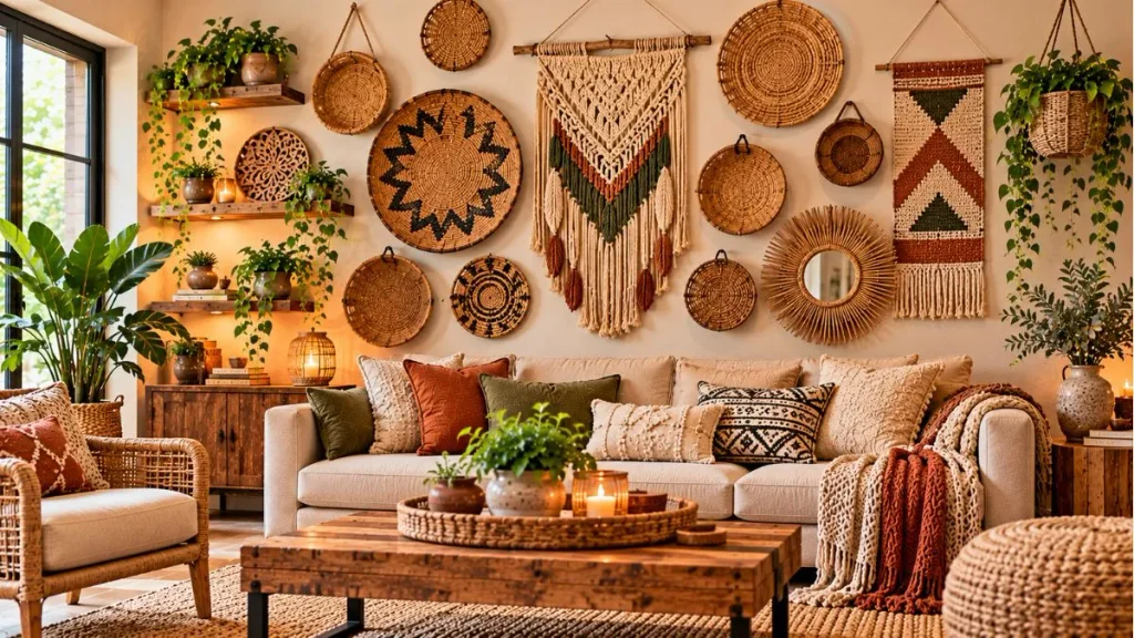 Woven Wall Hangings and Baskets